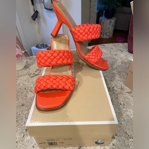 Michael Kors Shoes - Brand New Michael Kors Coral Heels Sz 7.5